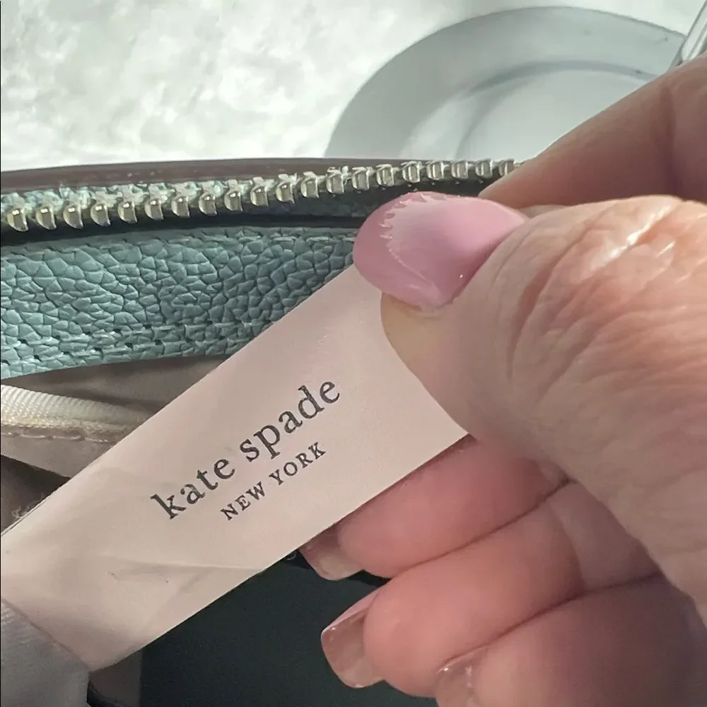 Kate Spade Leather Margaux Med Convertible Crossbody  - Hazy Blue